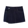 TAOP&ZA Spring/Summer Women's Fashion Denim Short Shirt & Midi Skirt Set