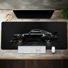 Large White Sports Car Design Mouse Pad Gaming Anti-Slip Rubber Base Desk Mat Gamer Office Laptop Computer Accessories Carpet