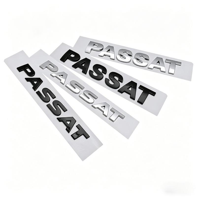 Passat Car Sticker, Rear Emblem Modification, Abs Car Emblem Sticker, 3d Custom Car Decal