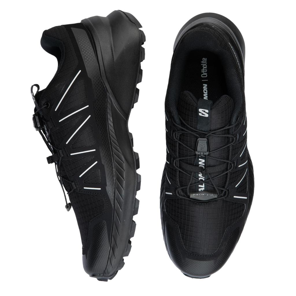 SALOMON SPEEDCROSS PEAK Trail Running Size Cm Shoes, L47514500, Black/Black/Glacier Gray, 28.0