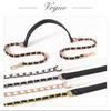 Straps Replacement PU Leather Shoulder Bag Strap Bag Chain Metal Braided Chain Bag Accessories
