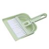 Plastic Mini Desktop Sweep Cleaning Brush Small Broom Dustpan Set Desktop Cleaning Set Nordic Green