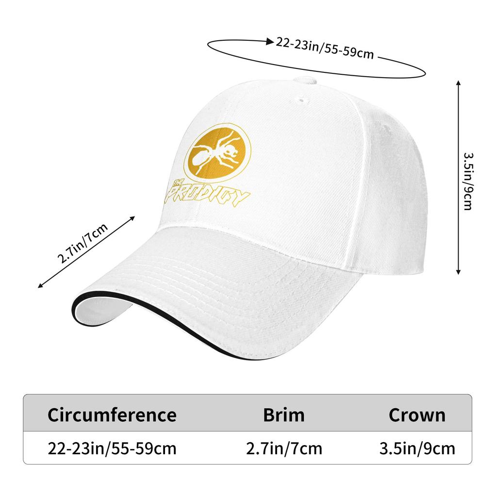 The Prodigy Warriors Dance Tour Baseball Cap Y2K Cool Unisex Men Hip Hop Hats Sun Print Outdoor Sport Snapback Cap Gift