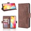 Flip Case for Xiaomi Mi Note 10 Lite, Card Slot, Brown