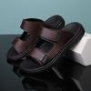 New Men Slippers Black Platform Slip On Massage Sandals Home Light Slippers Summer Citywalk Beach Holiday Sandal Shoes Sandalias