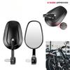 Motocikla spoguļi Stūres gala atpakaļskata spoglis Universāls priekš BMW R1250GS R1200GS Priekš Kawasaki Z1000 Z750 Priekš Honda CB1000R CB600F