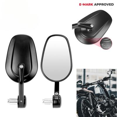Motorcycle Mirrors Bar End Rearview Mirror Universal for BMW R1250GS R1200GS For Kawasaki Z1000 Z750 For Honda CB1000R CB600F