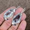 White Topaz Gemstone Handmade 925 Sterling Silver Jewelry Earring 2.09" KKG-598