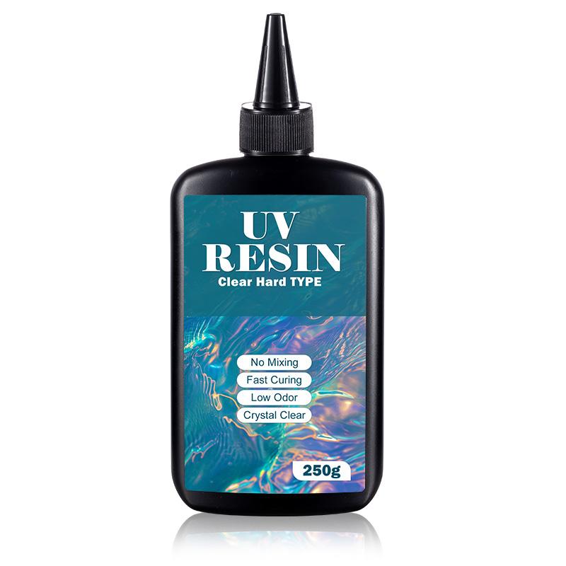 UV Resin Kit with Light Upgraded Hard Type Crystal Clear Ultraviolet Curing UV Resin for Craft DIY Jewelry Making Molds Casting