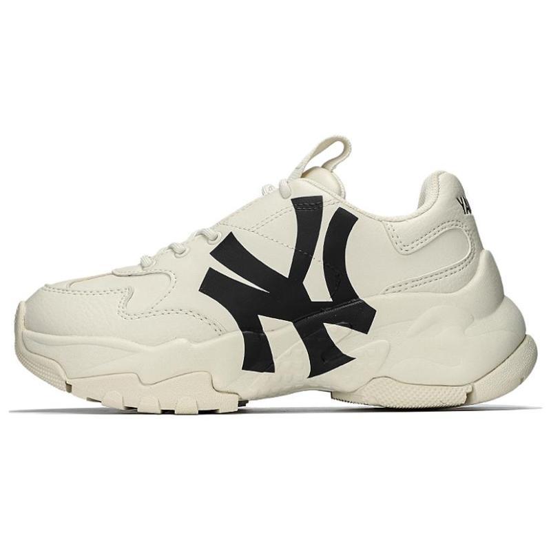 MLB Big Ball Chunky  Нью-Йорк Янкис  Бежево-Черные Кроссовки 3ASHC101N-50BGS 42.5