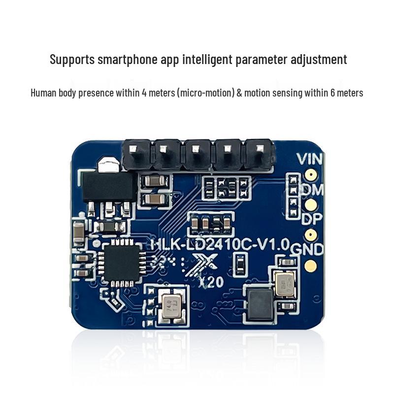 Hai Lingke LD2410C Human Presence Radar: Non-Contact Millimeter Wave Smart Sensor.