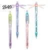 Handwriting Tools for Office Gleaming Wings Dragonfly Gel Pen, Translucent Plastic Stationery with Interactive School Supplies Students Flapping