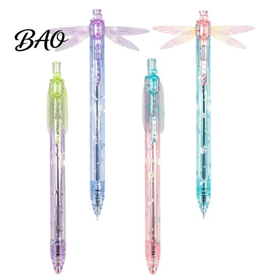 Handwriting Tools for Office Gleaming Wings Dragonfly Gel Pen, Translucent Plastic Stationery with Interactive School Supplies Students Flapping