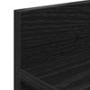 Wall Mounted Nightstand Wall Bracket Black Oak Look