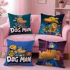 Cartoon D-DogmanS Cushion Cover Comfortable Reversible Pillow Cover Ideal for Car Sofa Bedroom & Beyond