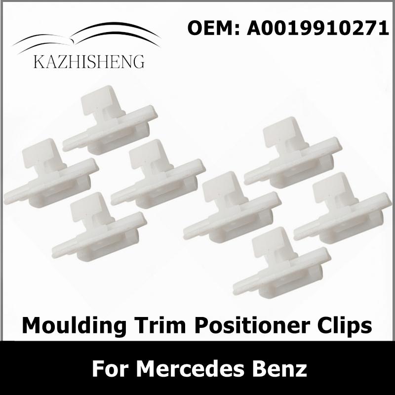 A0019910271 0019910271 4/10/18Pcs Car Clip Body Side Lower Decor Moulding Trim Positioner Clips For Mercedes Benz 4Pcs