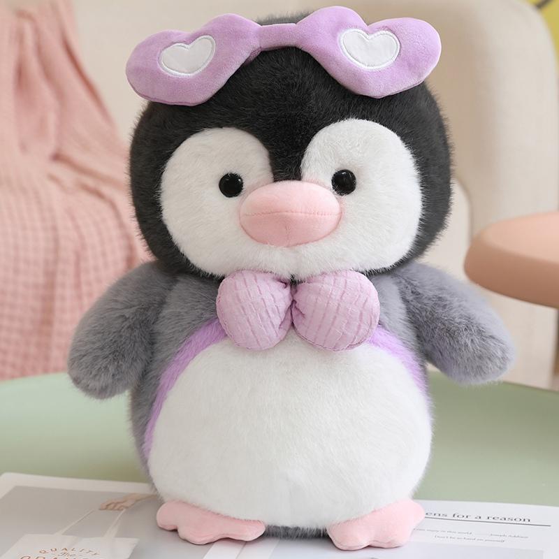 New Penguin Hug Fish Plush Toy Soft Stuffed Animal Penguin Kawaii Peluche Room Decor Birthday Gift