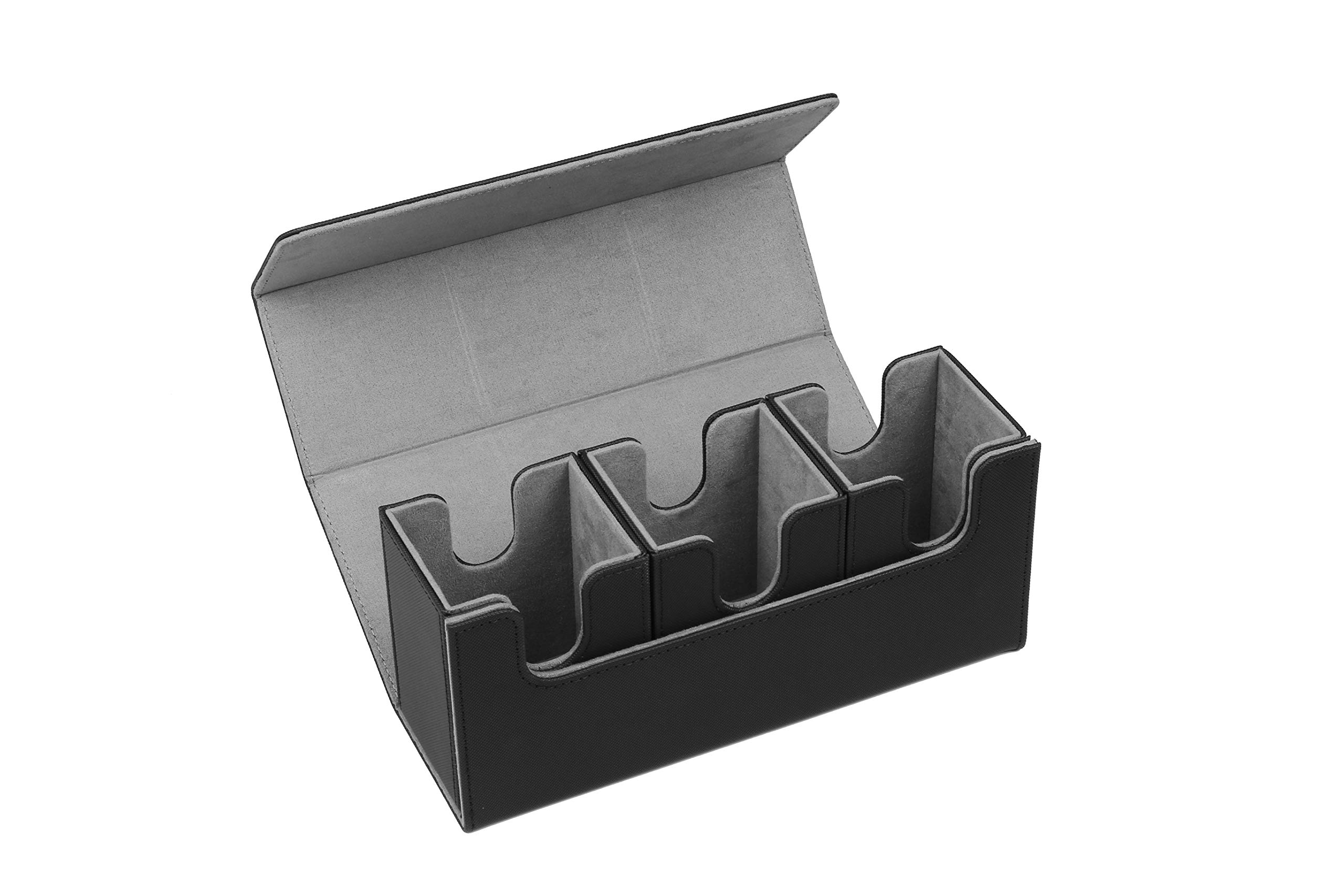 

Игрушечный Бог Кейс для колоды карточек для трейдинга Магнитный съемный кейс для карточек Кожаный кейс-холдер для карточек для трейдинга Хранение Кубики (Без вкладыша) чёрный