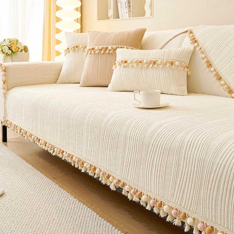 Milk Fleece Sofa Cushion Is Universal In All Seasons  New Sofa Cover Autumn And Winter Simple Modern Cover Cloth Towel Seat Cushion