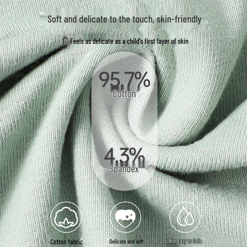 Langsha Men's Breathable Cotton Boxer Briefs 4-Pack