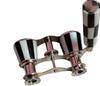 Antique Brass Opera Glasses with Leather Case: Vintage Theater Binoculars