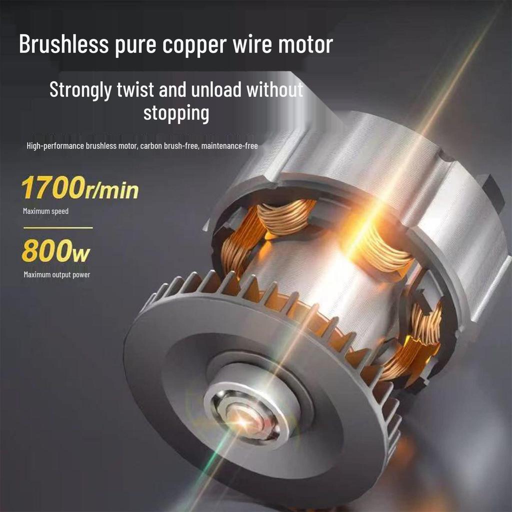 Dongcheng DCPB1218 High Torque Brushless Electric Impact Wrench with Lithium Battery
