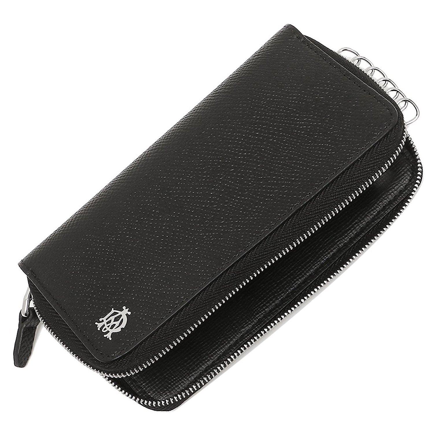 

Dunhill Key Case DUNHILL L2Z2Z2A CADOGAN Keychain Card Case Plain BLACK Men s [Товар] чёрный