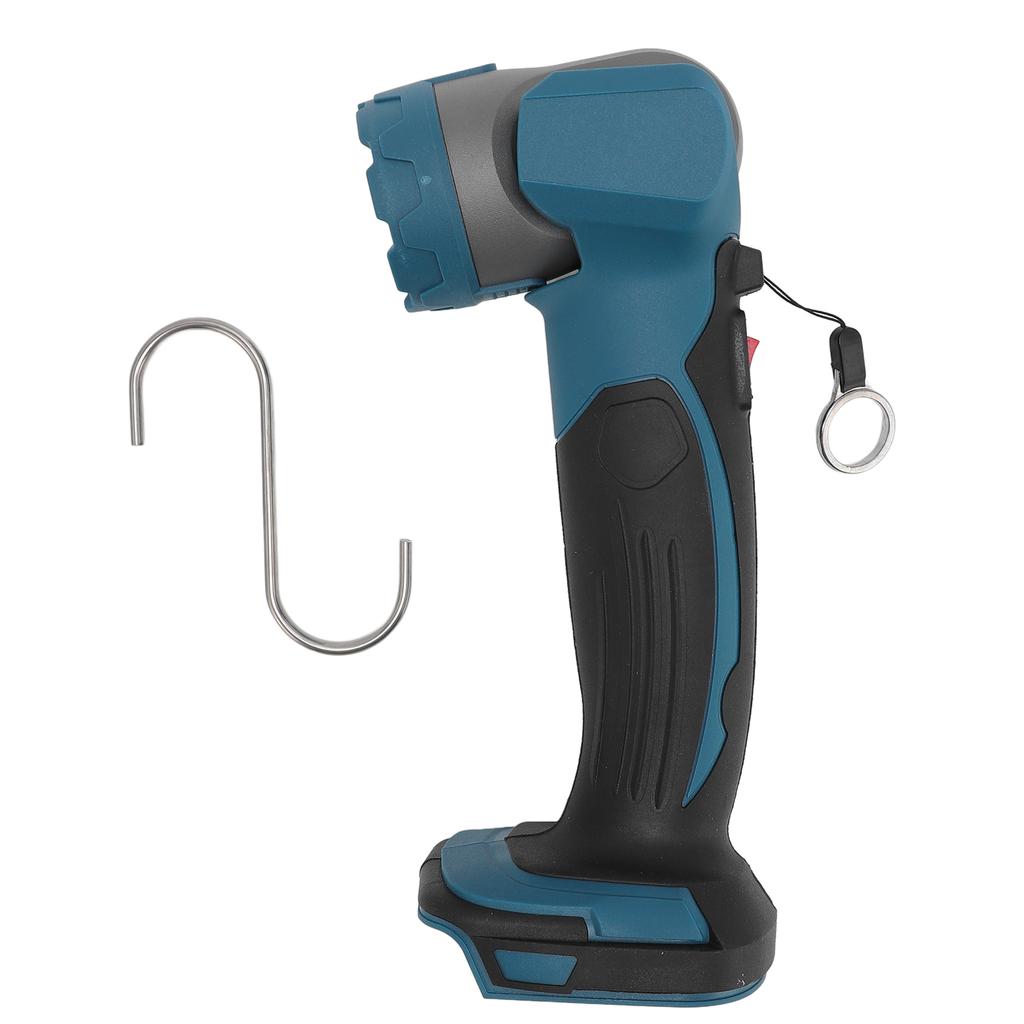 Lithium Flashlight Multi Angle Handheld Cordless LED Torchlight for Construction Site Outdoor Use