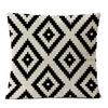 Black Geometric Boho Pillow Cover Bohemia Arrow Cushion Home Decorative Sofa Pillowcase