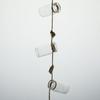 Nordic With 8 Mini Bottle Hydroponic Container Glass Vase Wind Chimes 1 Strings Hanging Vase