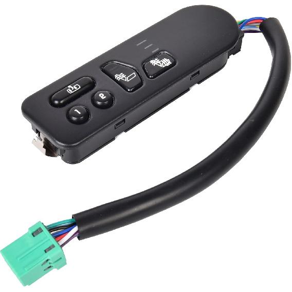 Seat Heater Switch Driver Side Compatible With 2003-2007 Chevy Silverado 1500 2500 3500 GMC Sierra 1500 2500 3500 Replaces 15116863 15169669 15179137