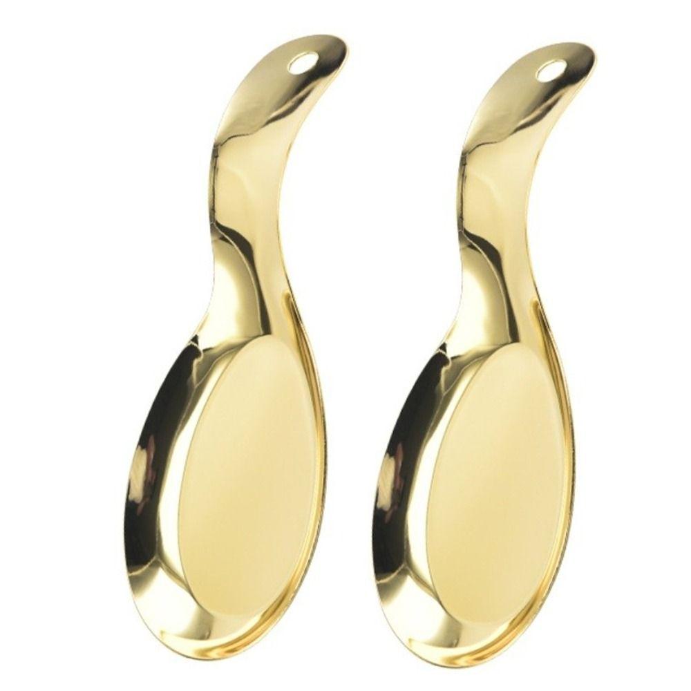 2Pcs Stainless Steel Kitchen Utensil Holder Stackable Spatula Holder Spoon Rest Stove Organizer