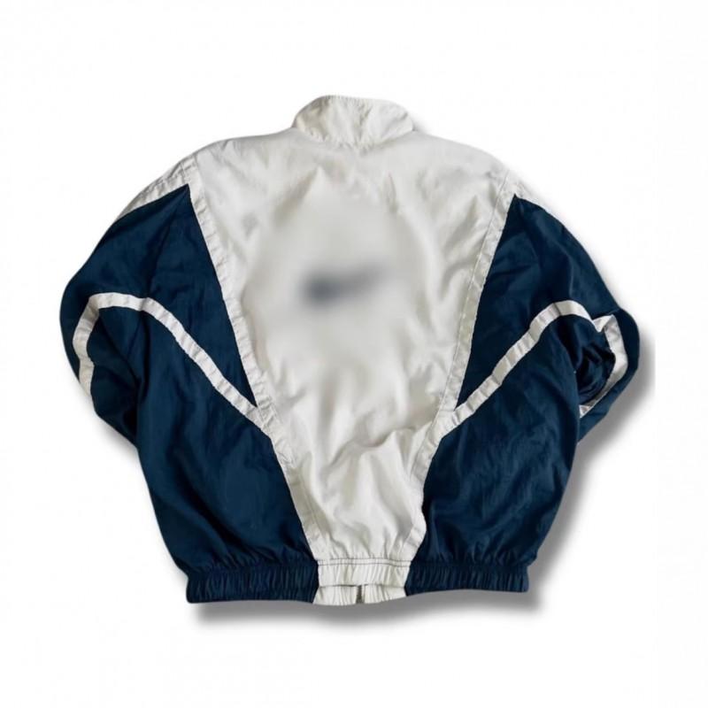 Veste d'hiver pour homme Vintage Color-Block à col montant et manches longues avec poches latérales