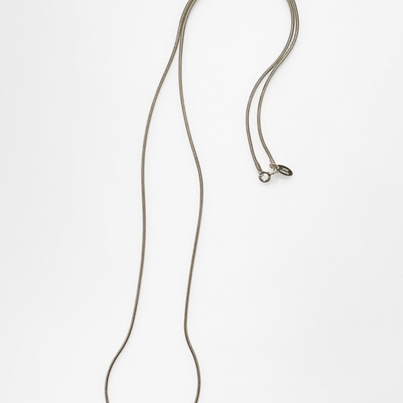 

August Harmony 925 Thin Snake chain Long Necklace Silver One