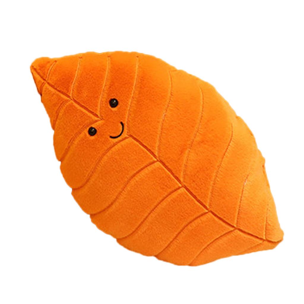 Green Plant Plush Doll Leaf Shaped Pillow Soft and Comfortable Cushion for Relaxation Whimsical and Fun Home Decoration