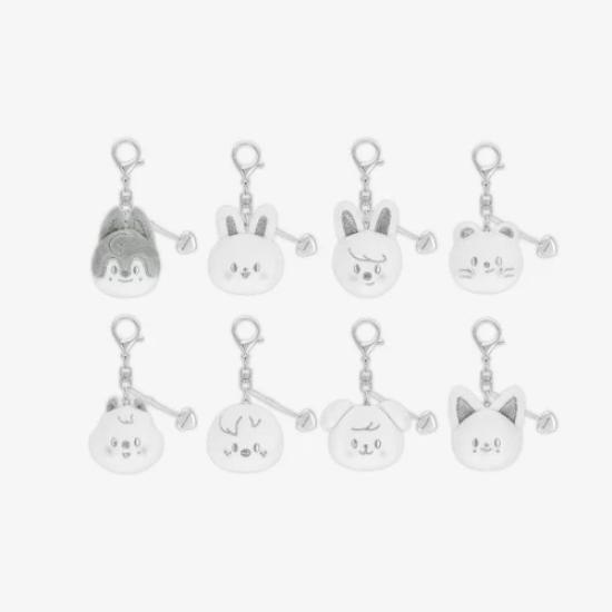 SKZOO FACE KEYRING SILVER Ver. - celebrATE