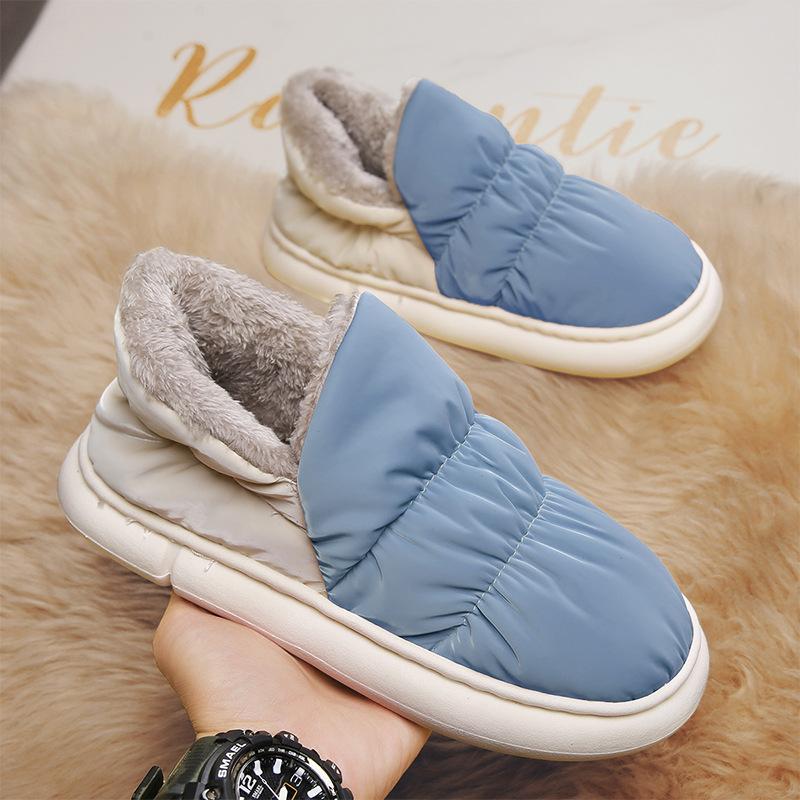 Home cotton shoes winter velvet thickened warm cotton shoes bread shoes parent-child cotton shoes