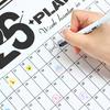 2026 Wall Calendar Planner with Habit Tracker Large Schedule Sticker Motivational Goal Setting Poster for Office Home School