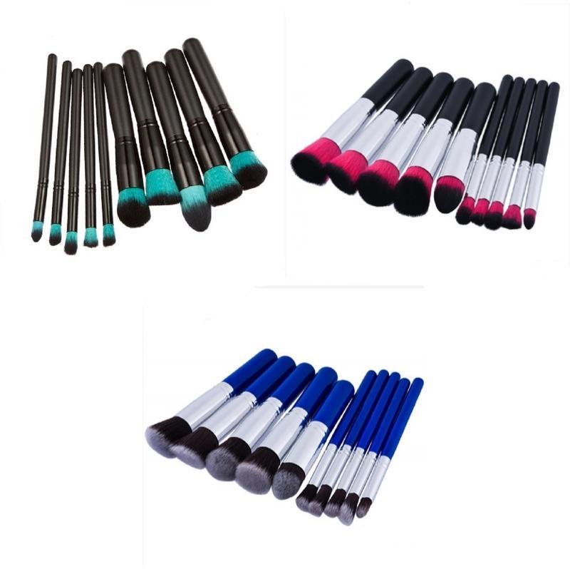 Makeup Brush Set With Handles For Face And Eye Makeup Artists