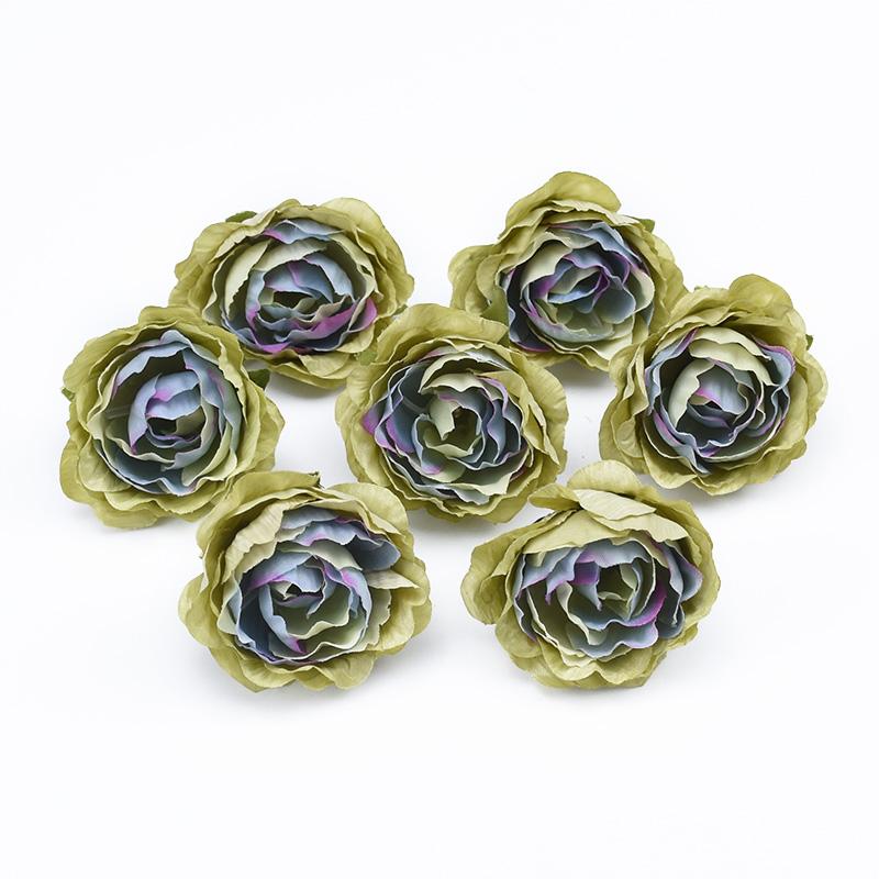 10/30pcs Artificial Flowers Silk Rose peony Wedding bridal bouquet Outdoor Garden Home vase Wreaths Holiday Party Diy gift Decor