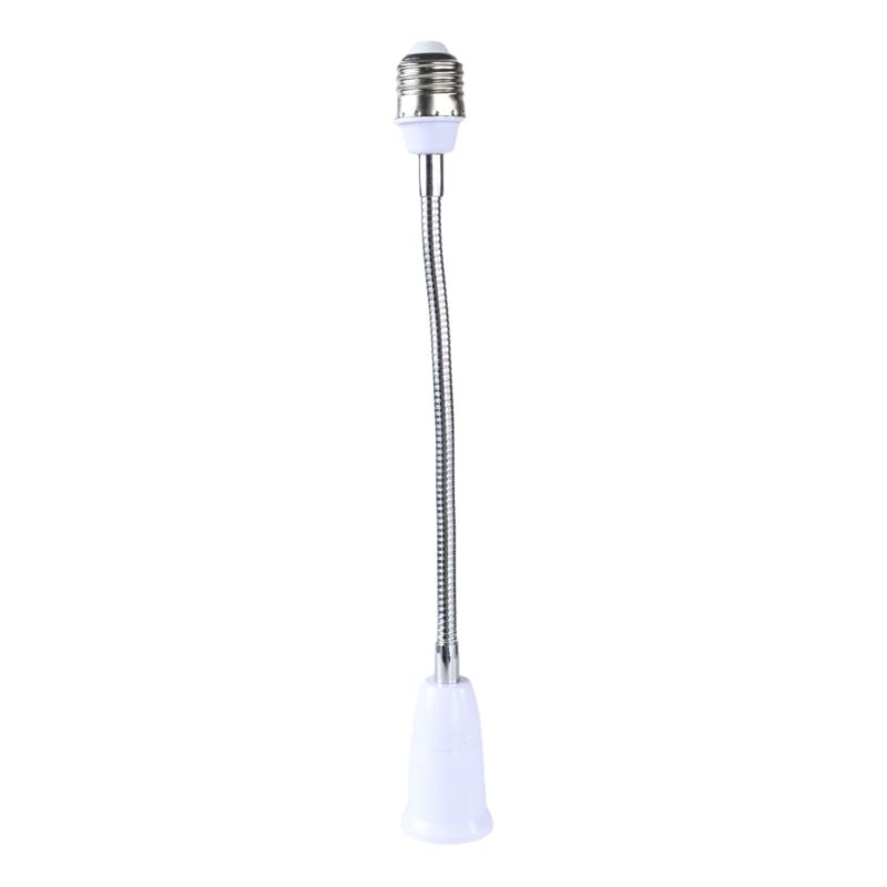 Adjustable E27 To E27 Light Bulb Socket Extension, Flexible Goosenecks Lamp Adapter, Home Lighting