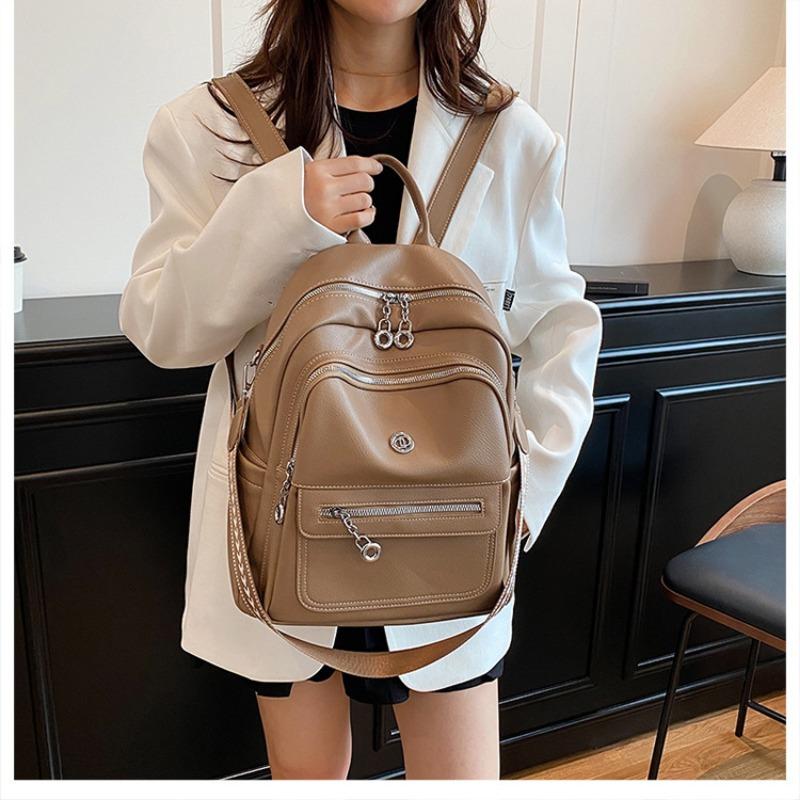 Summer New Women's Large-capacity Backpack Trendy Travel Shoulder Backpack Large-capacity Backpack