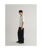 8SECONDS Formal Half-Zip Collared Neck Short Sleeve Knit Ivory