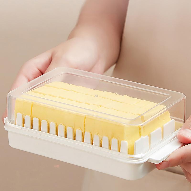 Covered Butter Cutting Storage Box Refrigerator Cheese Cheese Baking Storage Tools Butter Cutting Eco-Friendly Home Accessories