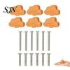 Decoratieve Wandhaken voor Kinderen Wolkvormige Houten Knoppen Kasten & Lades, Houten Kastgrepen Slaapkamer Meubels met Schroeven, Scandinavische Stijl Kinderkamer
