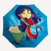 1pc Mulan and Mushu Automatic Opening and Closing Umbrella - Lightweight 3-Fold Design, Suitable for Fans, Travel, Daily Use, Interesting Sh