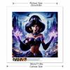 5D DIY Diamond Painting Decorative The Black Princess Full Round Drill Scenery Diamond Embroidery Cross Stitch Kits Home Decor Gift