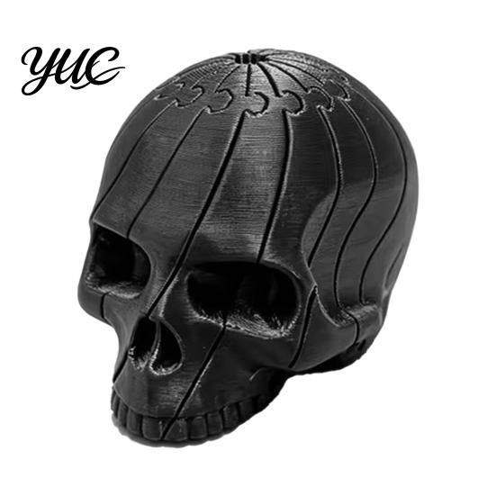 Creative Home Table Craft 3D Printed Skull Figurine, Desktop Fidget Toy, Decompression Sensory Festival Gift for Collectors Toy Halloween Party