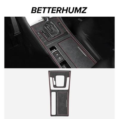 Betterhumz For Volkswagen Passat 2011-2015 Made of Alcantara Center Console Gear Shifter Trim Stickers Car Interior Accessories