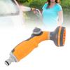 Garden Hose Nozzle, Hose Sprayer with 8 Spray Patterns, Water Hose Spray Nozzle for Watering Garden Lawn Plants Lawn Washing Cars for 3/4\" Thrded Hos